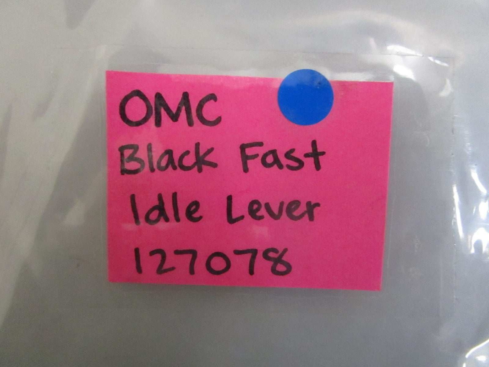*NEW OEM* 0820 OMC Johnson Evinrude Black Fast Idle Lever 127078 0127078