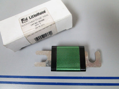 NEW OEM 581500 Lettelfuse 500AMP Hazgard Fuse 0720