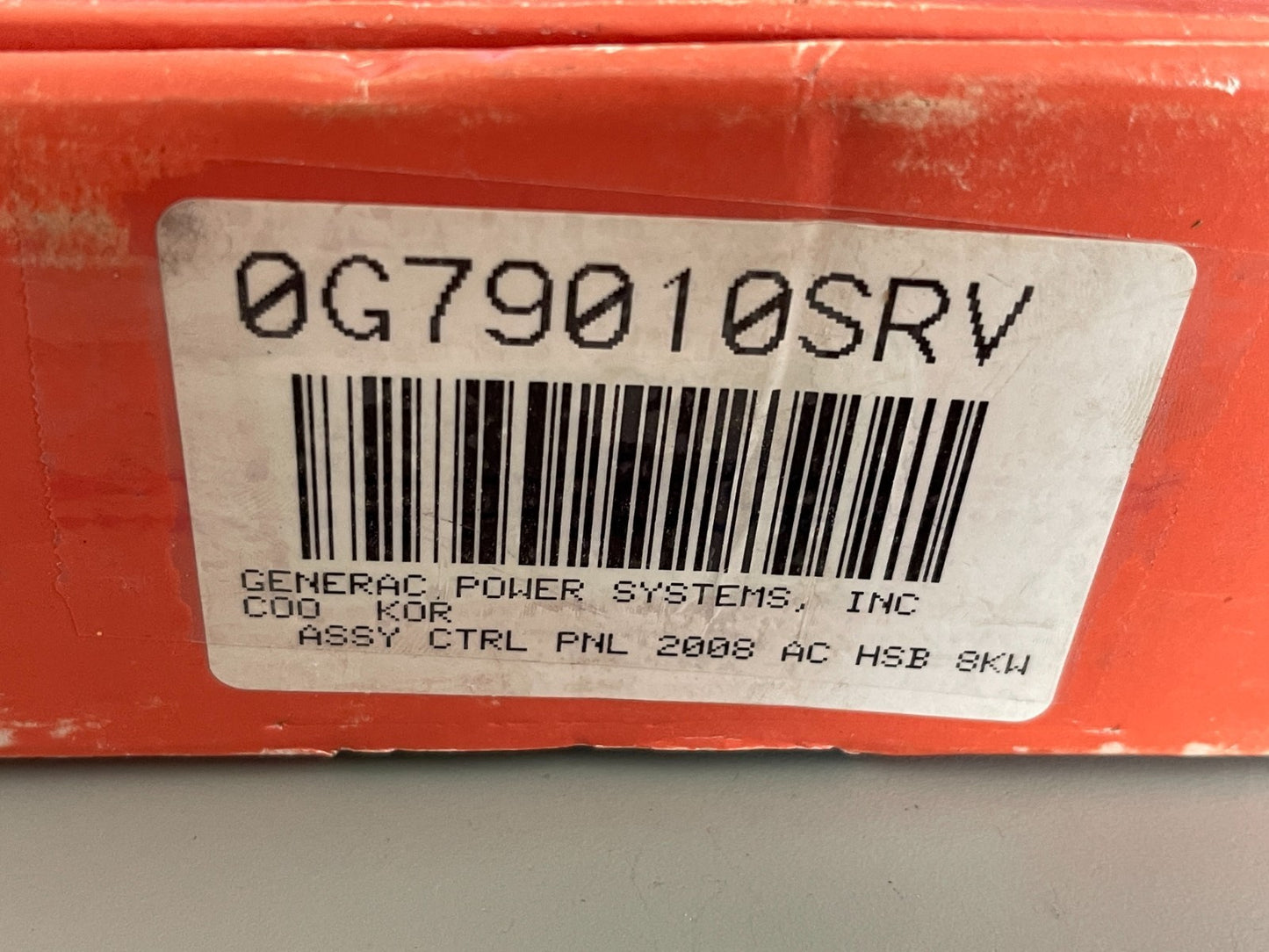 *NEW OEM* 0720 Generac AC HSB 8KW Control Panel 0G79010SRV