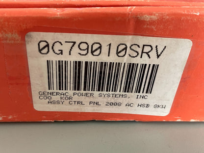 *NEW OEM* 0720 Generac AC HSB 8KW Control Panel 0G79010SRV
