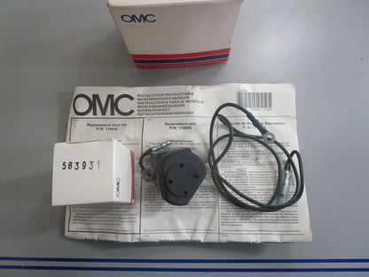 *NEW OEM* 0820 OMC Johnson Evinrude Horn Wire Kit 174836 0174836
