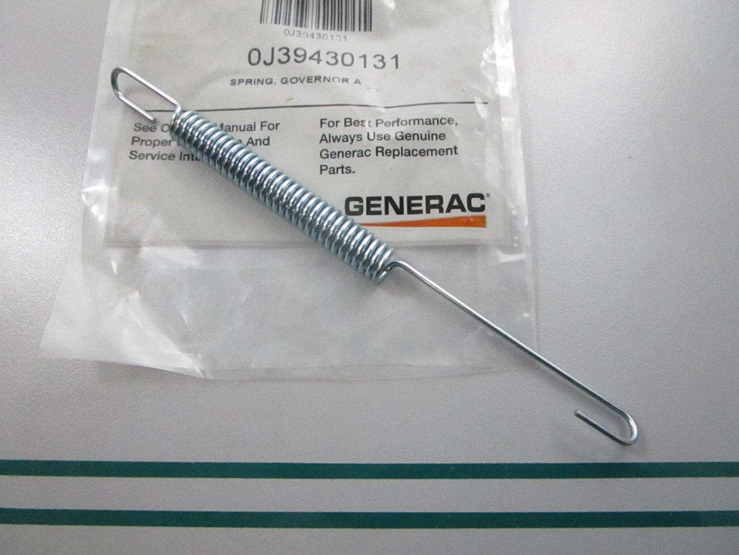 NEW OEM 0J39430131 Generac Governor Spring 0810