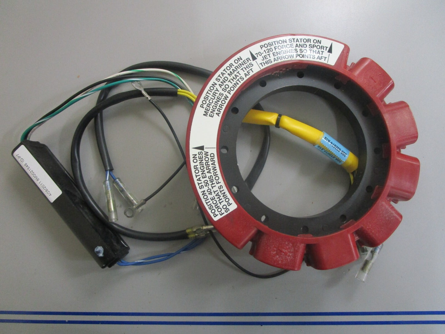*NEW OEM* 0820 Mercury Mariner 40 45 hp Red Stator Kit 398-832074A6