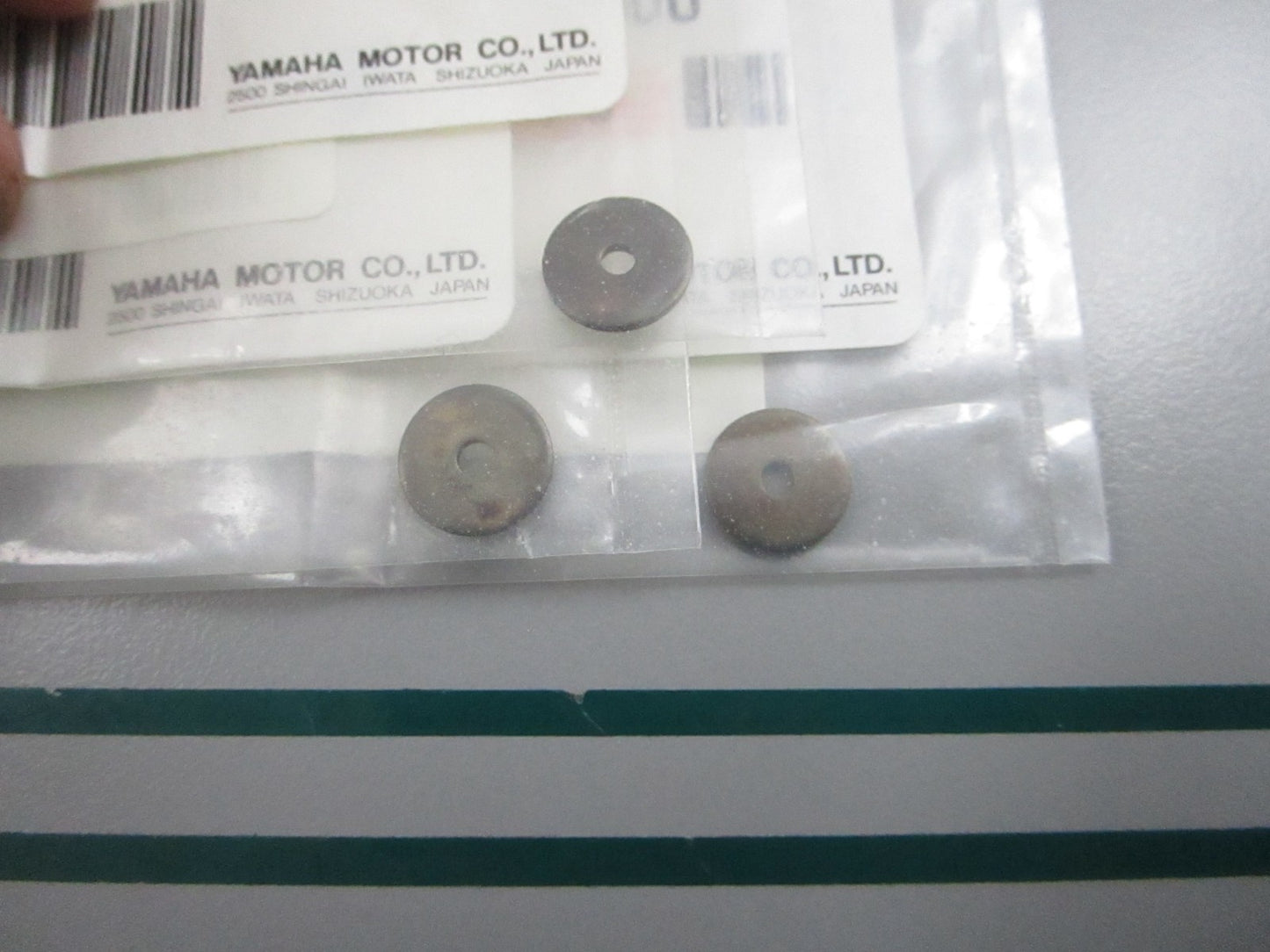 NEW OEM (LOT OF 3) 90201-02M00-00 Yamaha Plate Washer 0810
