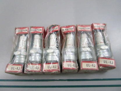NEW (LOT OF 6) UL-4J Champion Spark Plug 0810