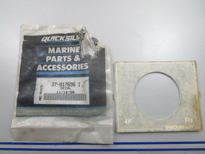 *NEW OEM* 0810 Mercury Quicksilver Decal 37-817696 1