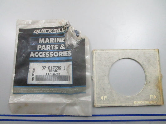 *NEW OEM* 0810 Mercury Quicksilver Decal 37-817696 1