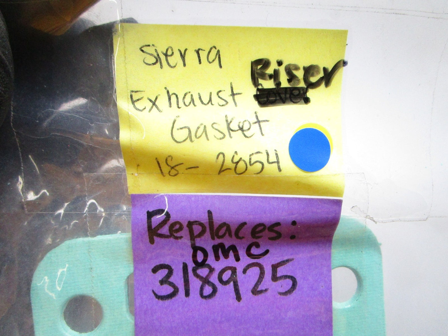 *NEW* 0810 Sierra Exhaust Riser Gasket 18-2854 Replaces: Mercury 318925