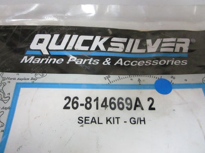 *NEW OEM* 0820 Mercury Quicksilver Gear Housing Seal Kit 26-814669A2