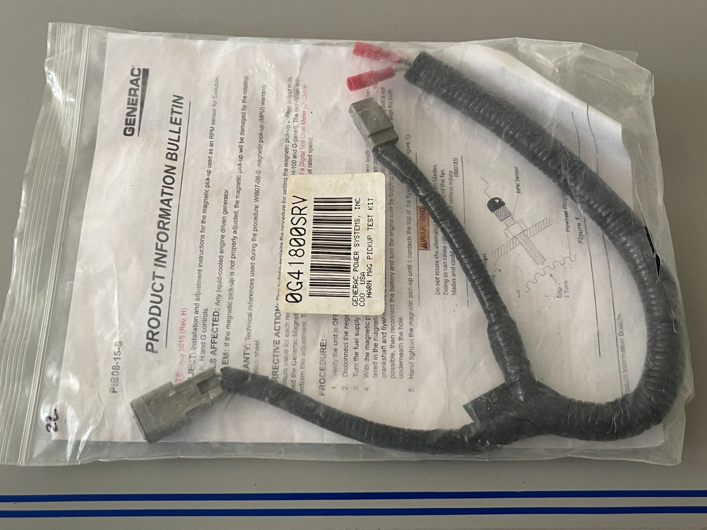 *NEW OEM* 0720 Generac MAG Pickup Test Kit Harness 0G41800SRV