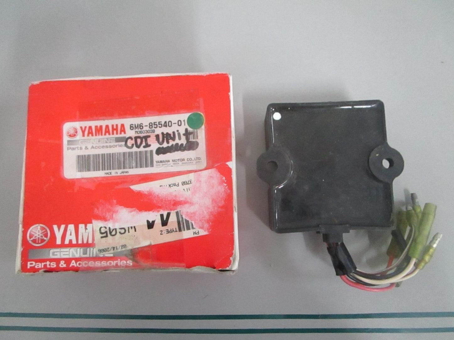 Yamaha 6M6-85540-01 CDI Unit Assy Outboard Ignition NOS Genuine NEW OEM 0820