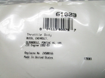 *NEW* 0810 Fel-Pro Throttle Body Gasket 61023