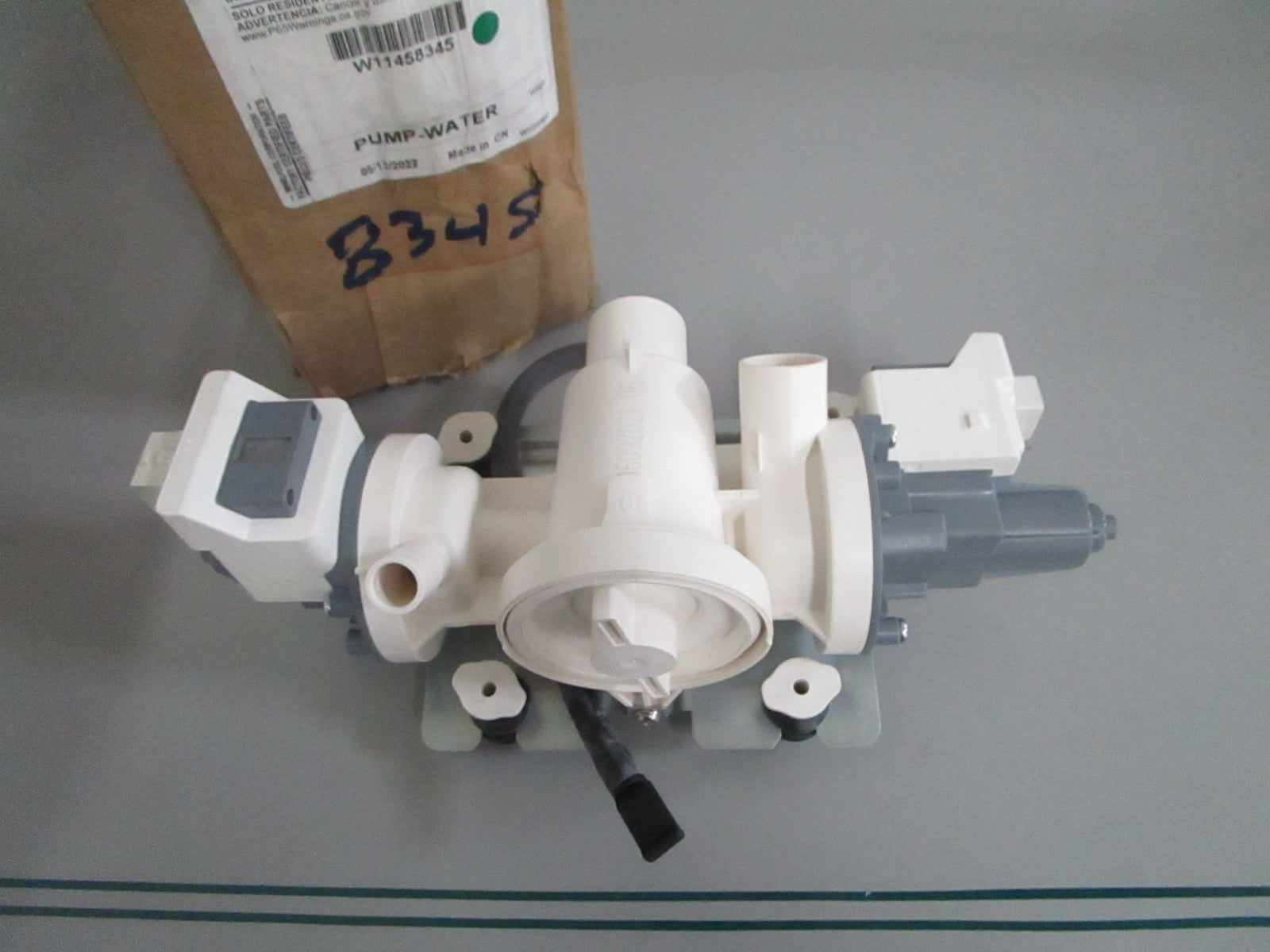 Whirlpool NEW OEM Washer Water Pump W11458345 NOS Drain Pump Assembly 0820