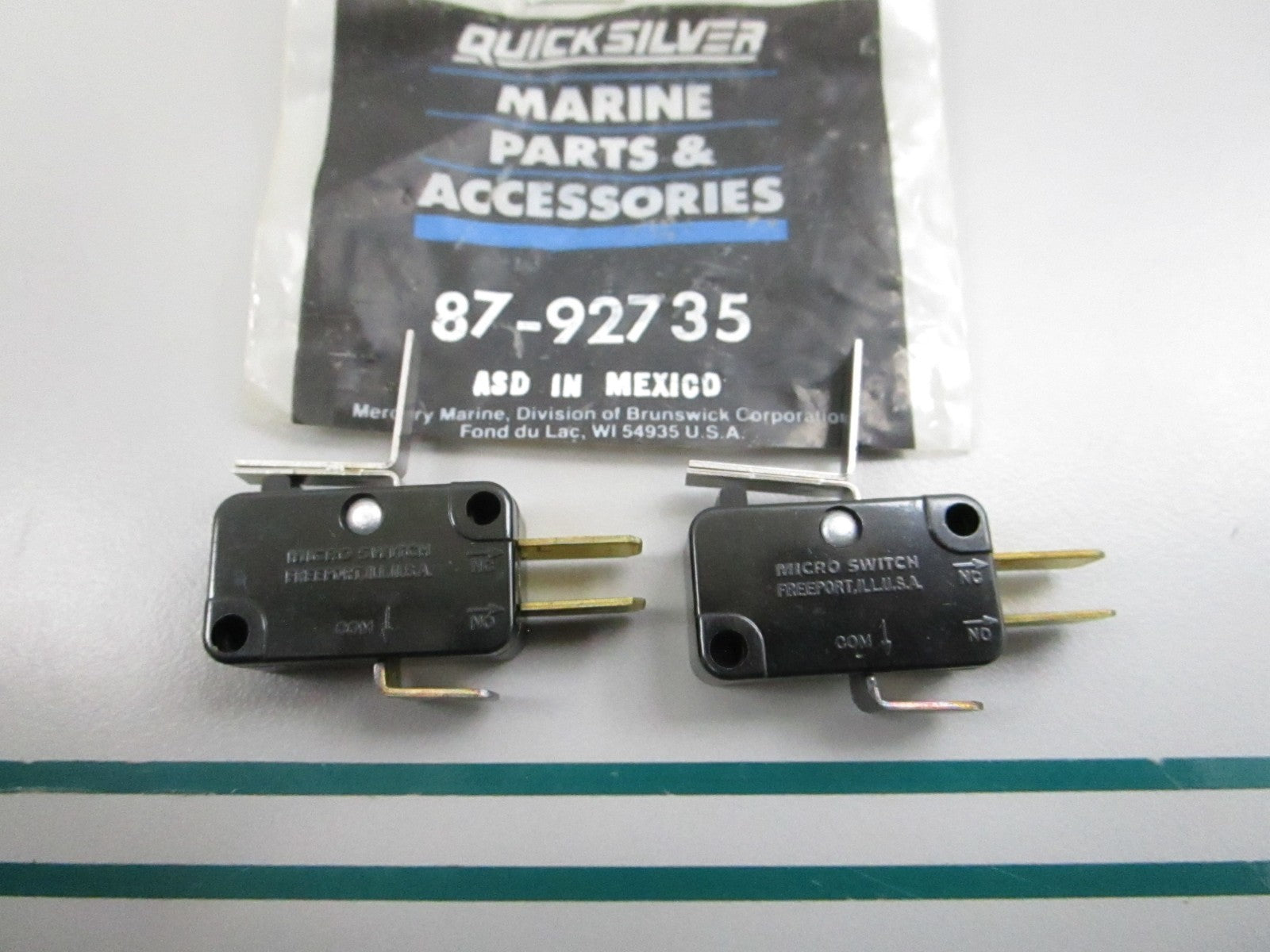 NEW OEM (LOT OF 2) 87-92735 Mercury Quicksilver Switch 0810