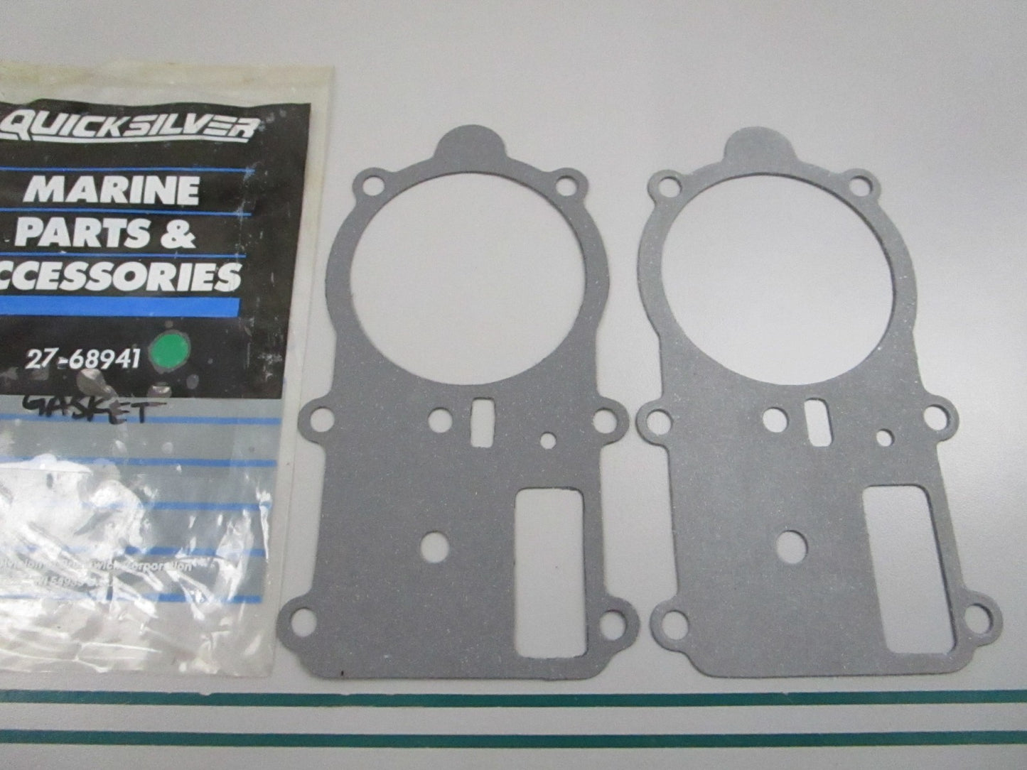 NEW OEM (LOT OF 2) 27-68941 Mercury Quicksilver Gasket 0810