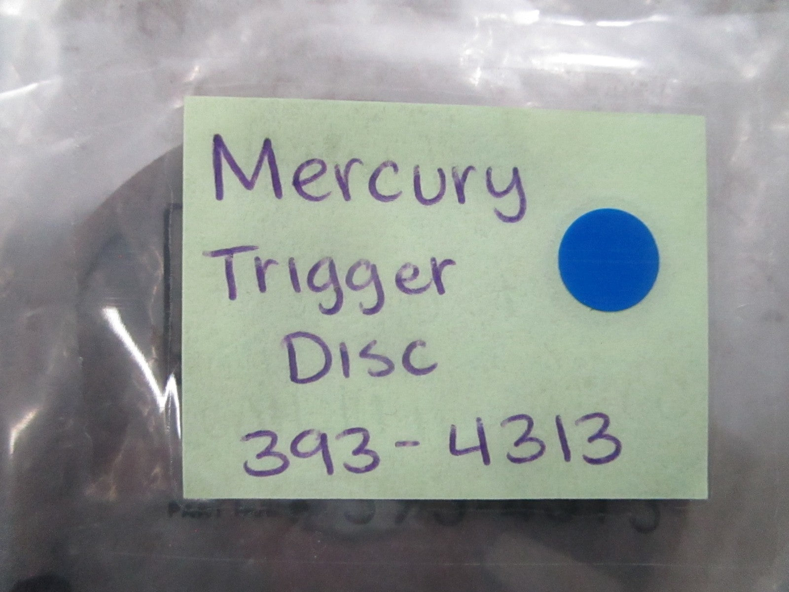 *NEW OEM* 0810 Mercury Quicksilver Trigger Disc 393-4313
