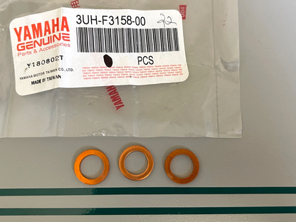 NEW OEM (LOT OF 3) 3UH-F3158-00-00 Yamaha Washer 0810