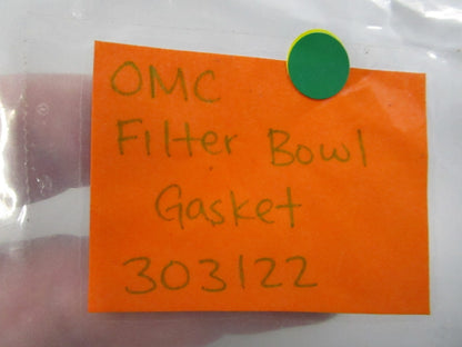 NEW OEM 303122 0303122 OMC Johnson Evinrude Filter Bowl Gasket 0810