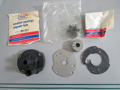 OMC NEW OEM Water Pump Kit 391391 Johnson Evinrude 5.5 6 7.5HP 1954-1979 NOS 082