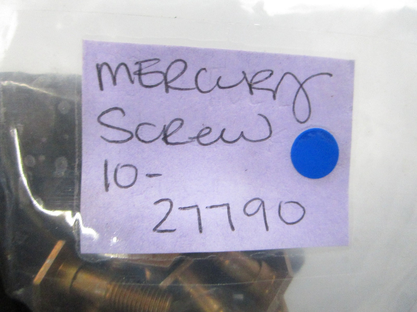 NEW OEM (LOT OF 7) 10-27790 Mercury Quicksilver Screw 0810