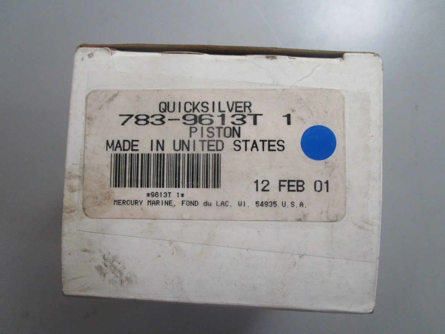 *NEW OEM* 0820 Mercury Quicksilver Piston 783-9613T1