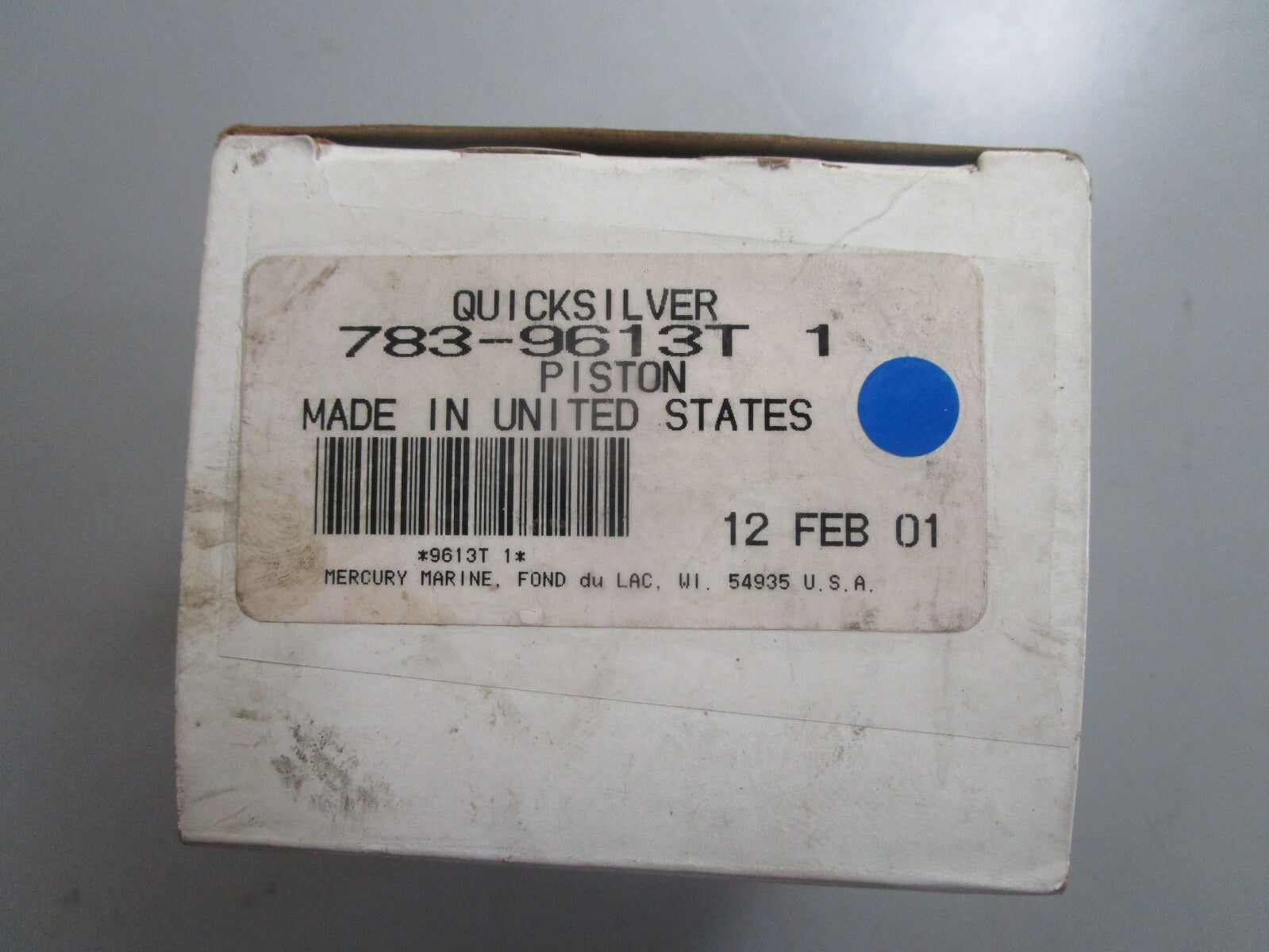*NEW OEM* 0820 Mercury Quicksilver Piston 783-9613T1