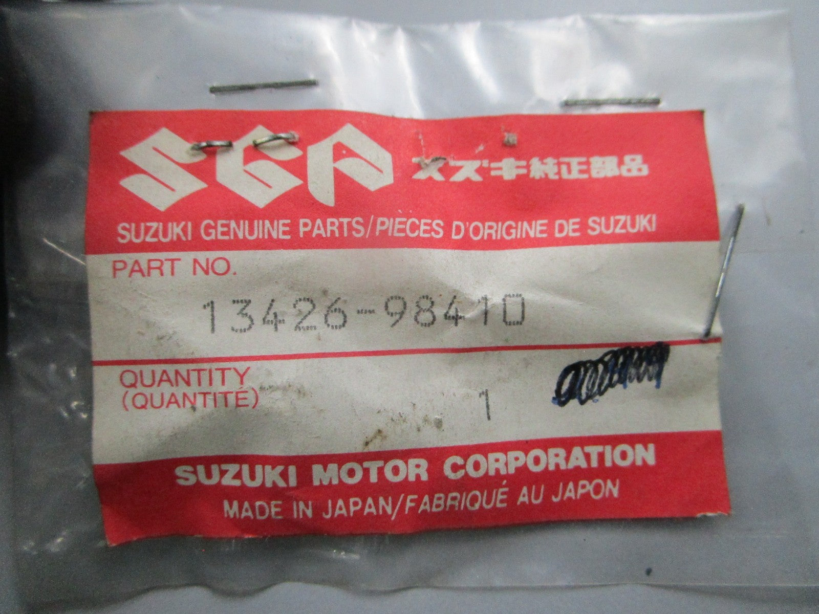 NEW OEM Suzuki 13426-98410 Spring 0810