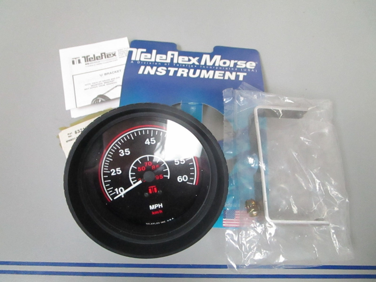 *NEW OEM* 0720 Teleflex 60 MPH Speedometer 53210PH 53210P