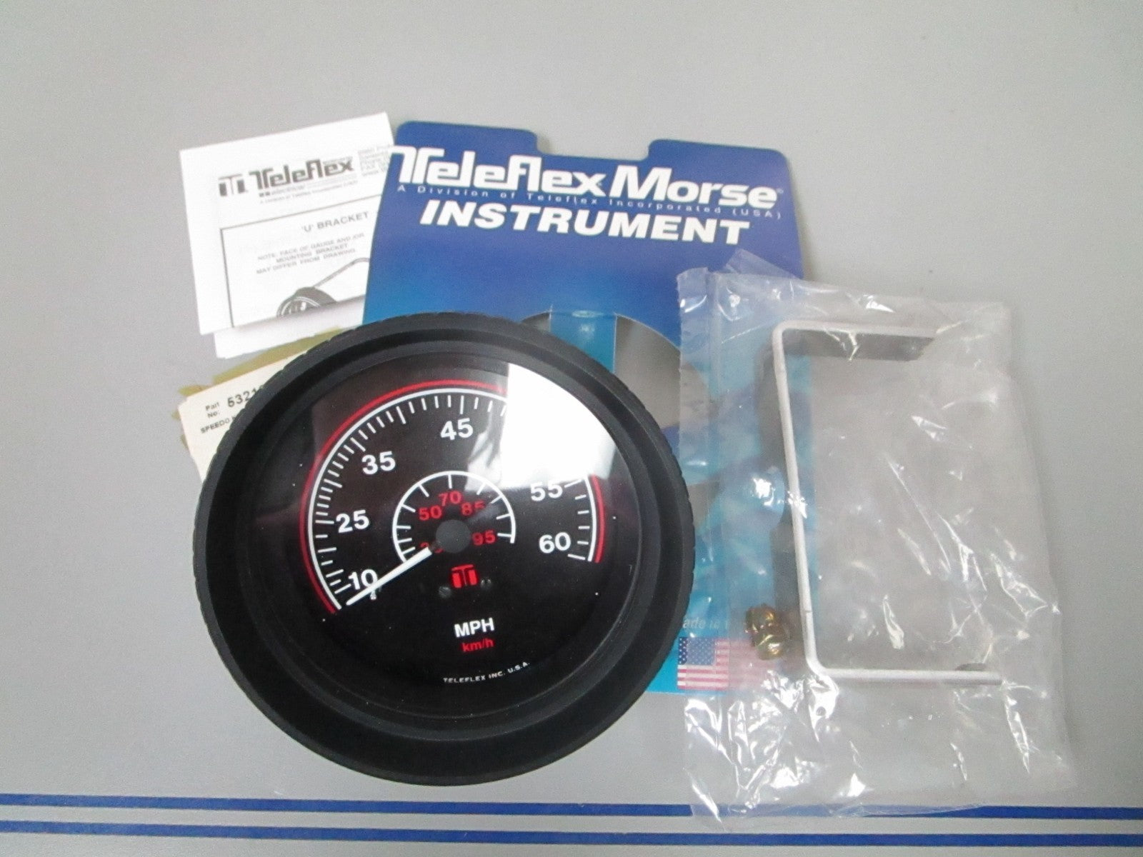 *NEW OEM* 0720 Teleflex 60 MPH Speedometer 53210PH 53210P