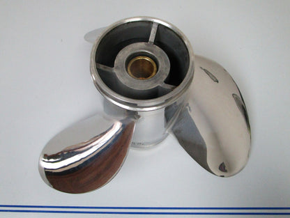 *NEW OEM* 0720 Yamaha 3 Blade Stainless Steel 14 ½ x 21 Propeller 66K-45976-B0