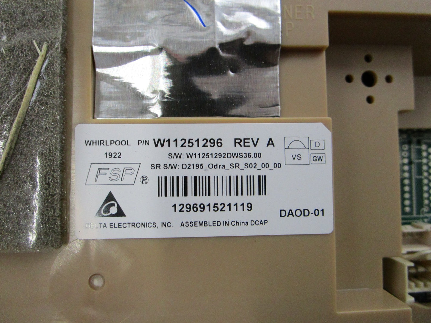 NEW OEM W11308811 Whirlpool Electronic Control Board 0810