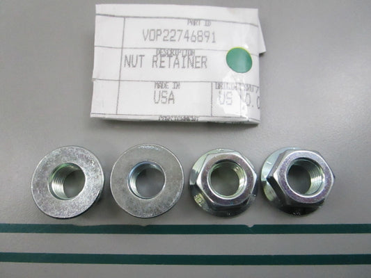 NEW OEM (LOT OF 4) 22746891 Volvo Penta Nut Retainer 0810