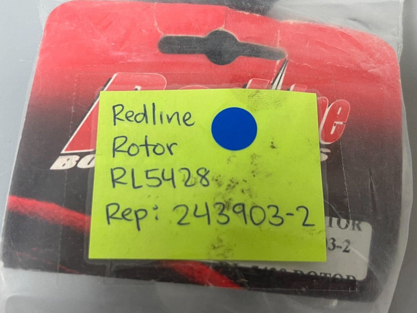 *NEW* (LOT OF 2) 0810 Redline Rotor RL5428 Replaces: 243903-2