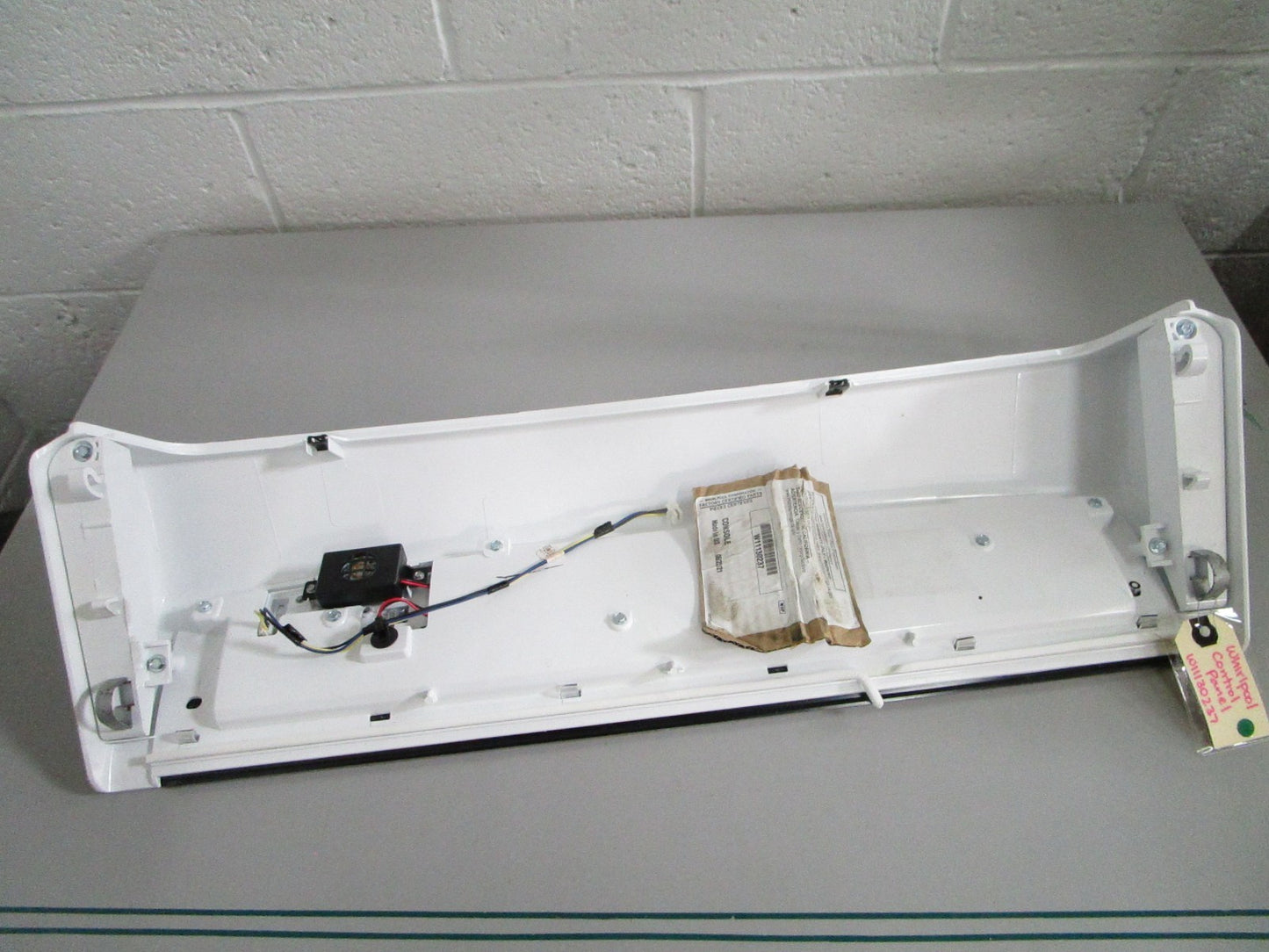 Whirlpool NEW OEM Washer Control Panel Console W11130237 NOS White Part 0820