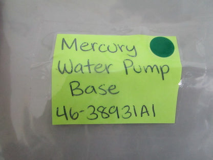 NEW OEM 46-38931A1 Mercury Quicksilver Water Pump Base 0820