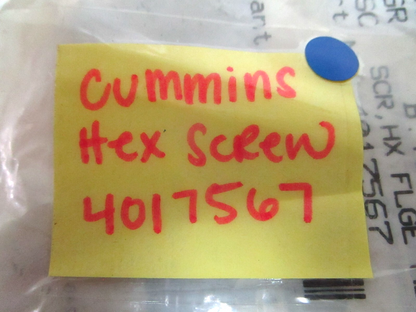 *NEW OEM* 0810 Cummins Hexagon Screw 4017567