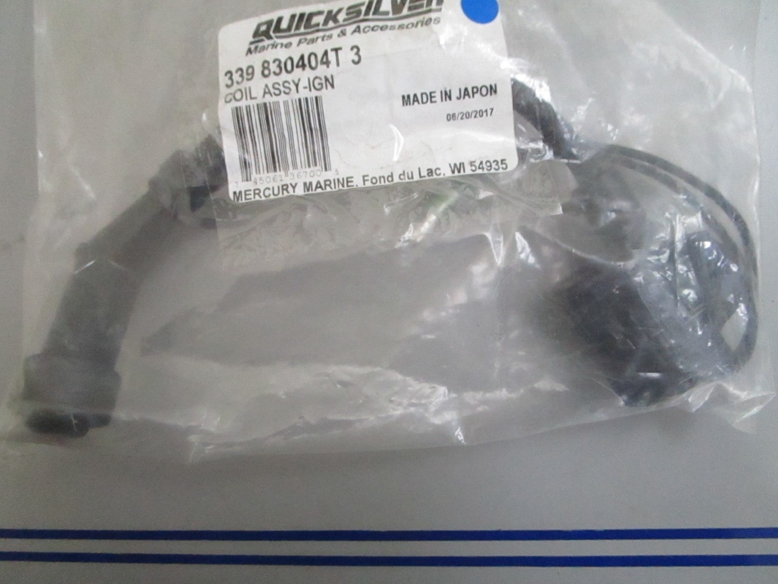*NEW OEM* 0820 Mercury Quicksilver Ignition Coil Assy 339-830404T3