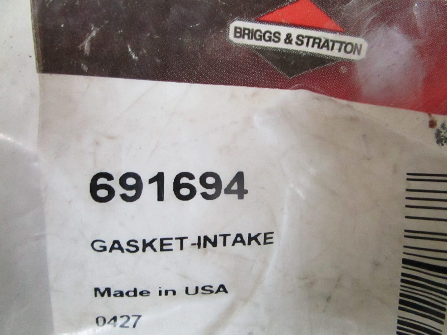 NEW OEM 691694 Briggs & Stratton Intake Gasket 0810