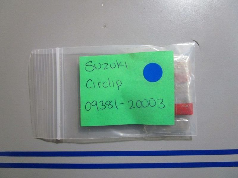*NEW OEM* (LOT OF 4) 0770 Suzuki Circlip 09381-20003