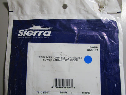 *NEW* 0810 Sierra Gasket 18-0154 Replaces: Chrysler 27-F40279-1