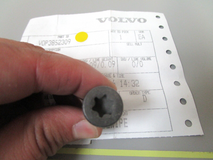 *NEW OEM* 0750 Volvo Penta SCREW 3852309