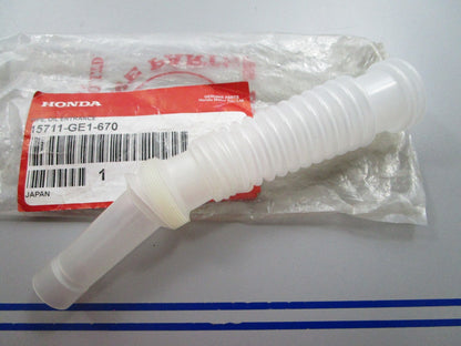 NEW OEM 15711-GE1-670 Honda Oil Entrance Pipe 0810