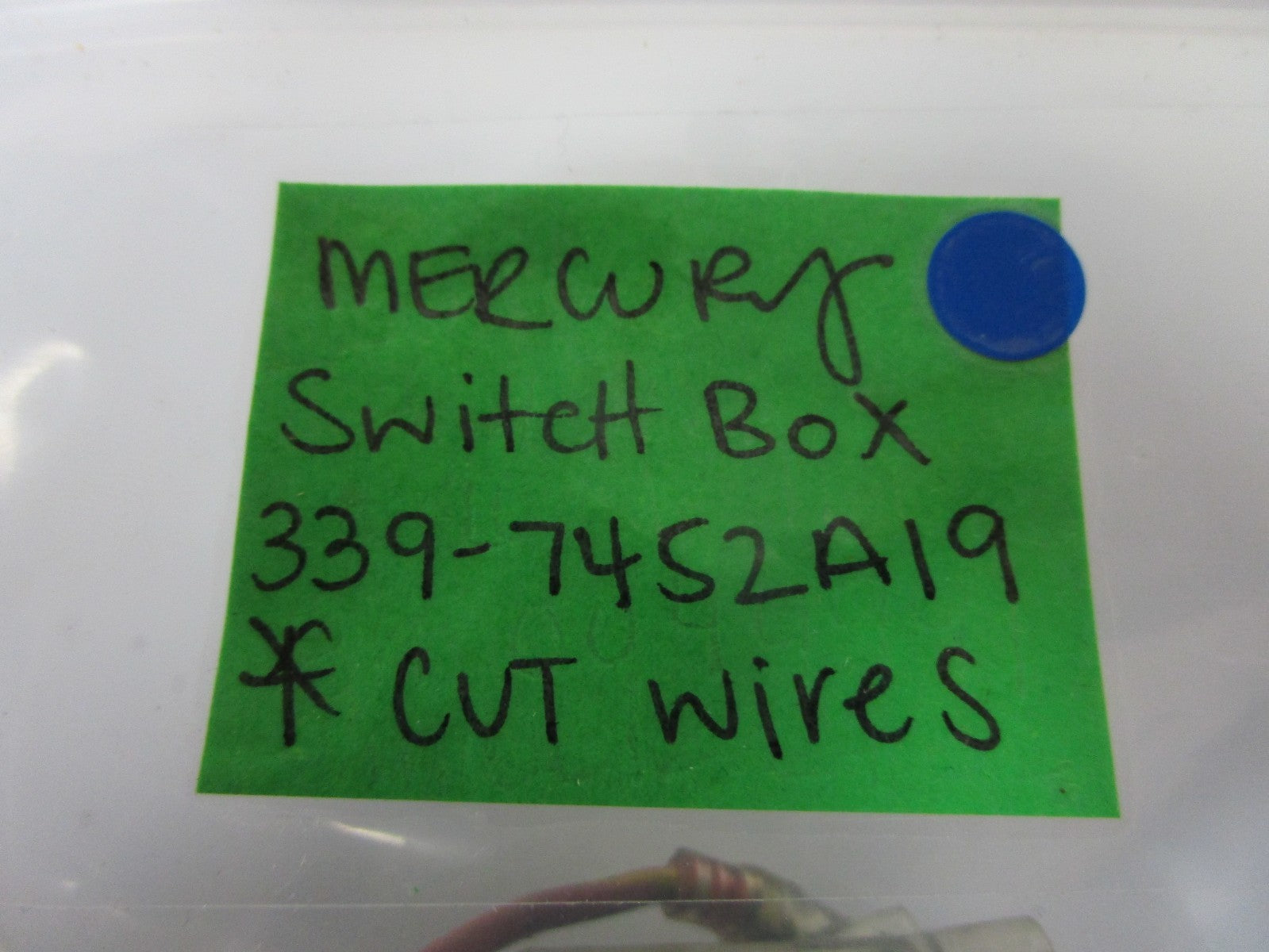 *NEW OEM* 0720 Mercury Quicksilver Switch Box 339-7452A19