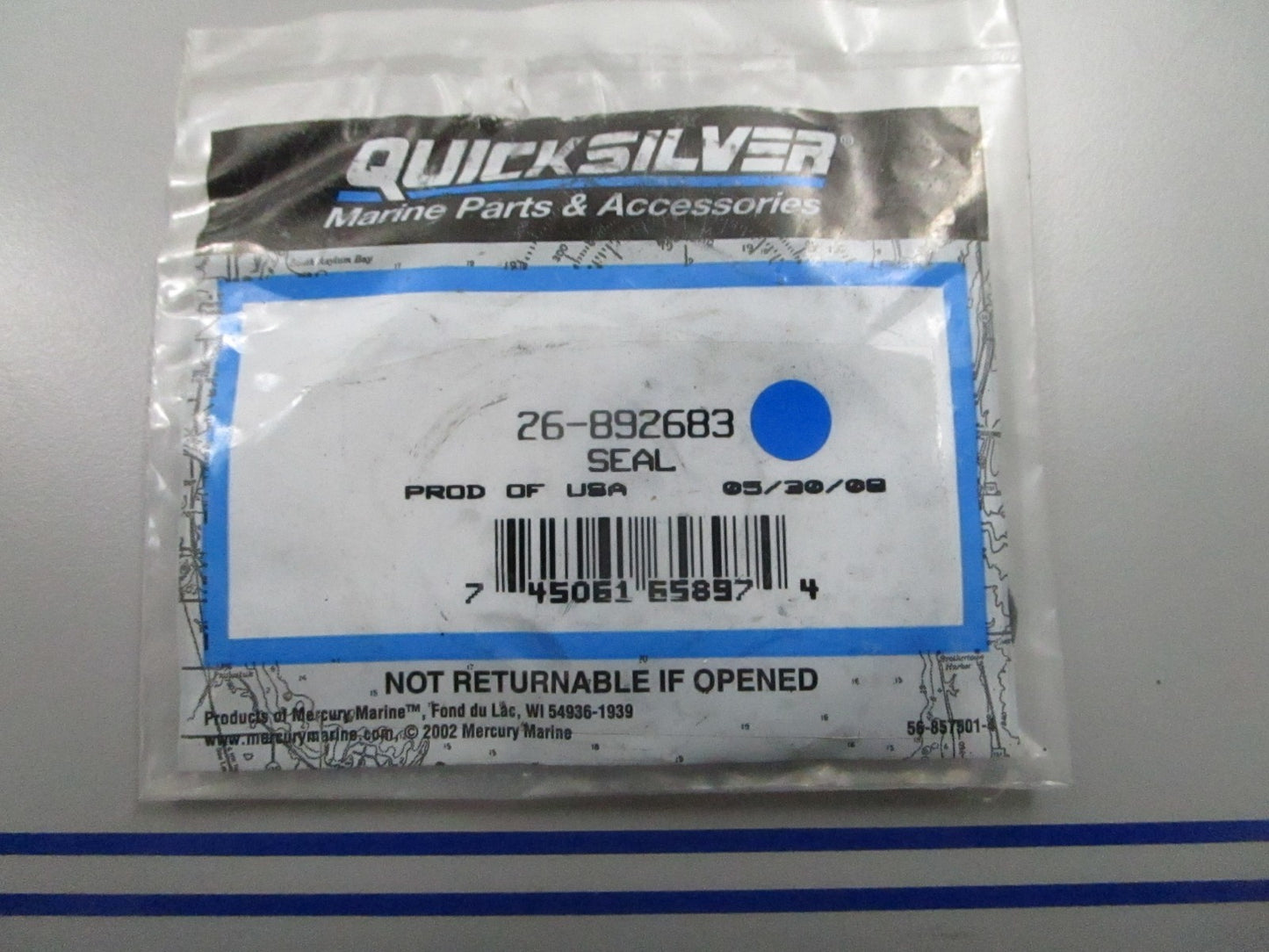 *NEW OEM* 0810 Mercury Quicksilver Seal 26-892683