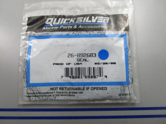 *NEW OEM* 0810 Mercury Quicksilver Seal 26-892683