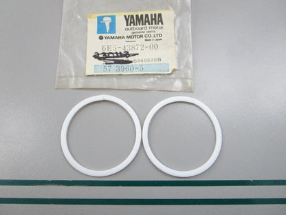 NEW OEM (LOT OF 2) 6E5-43872-00-00 Yamaha Back Up Ring 0810