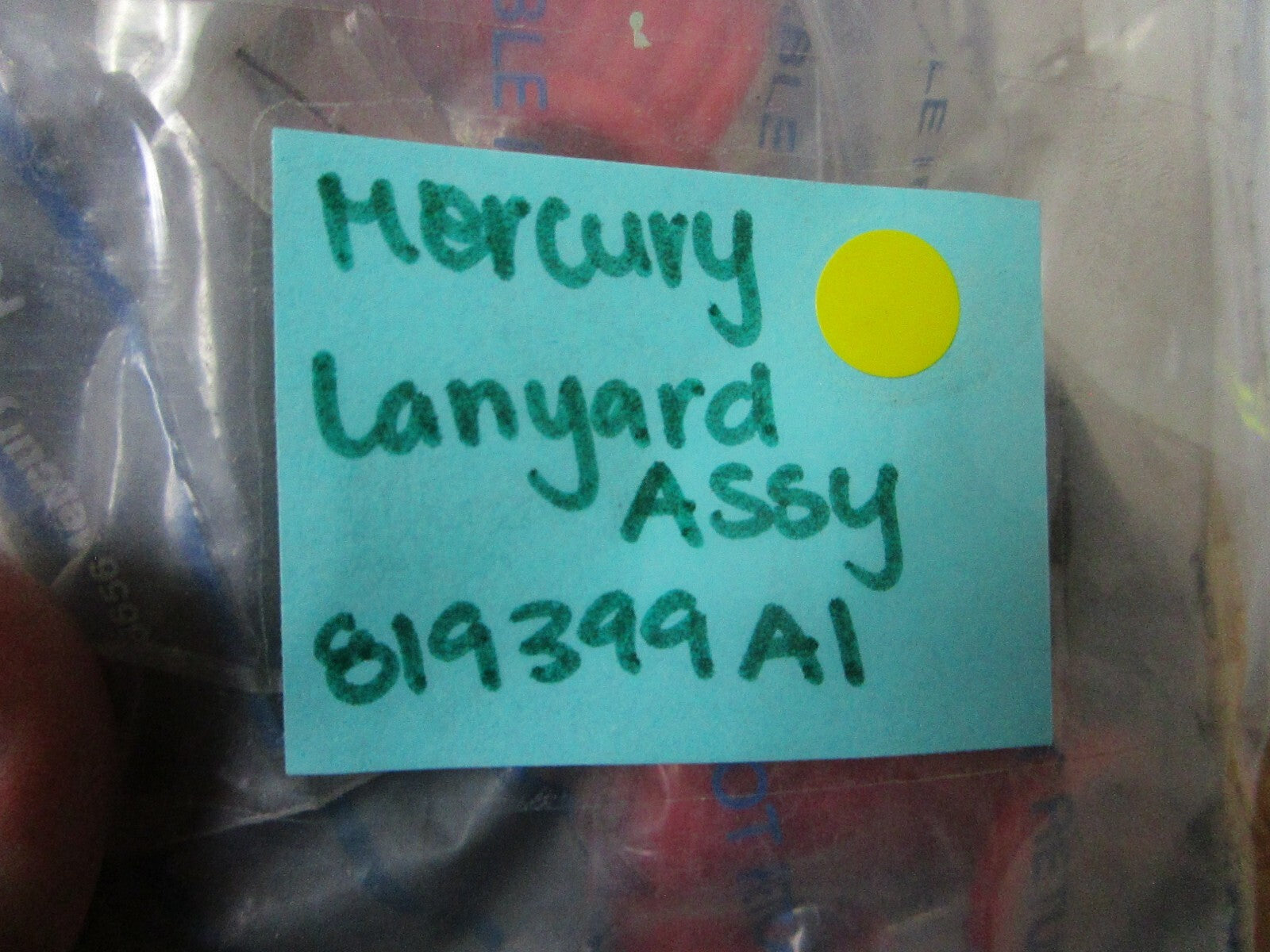 *NEW OEM* 0750 Mercury Quicksilver LANYARD ASSEMBLY 819339A1