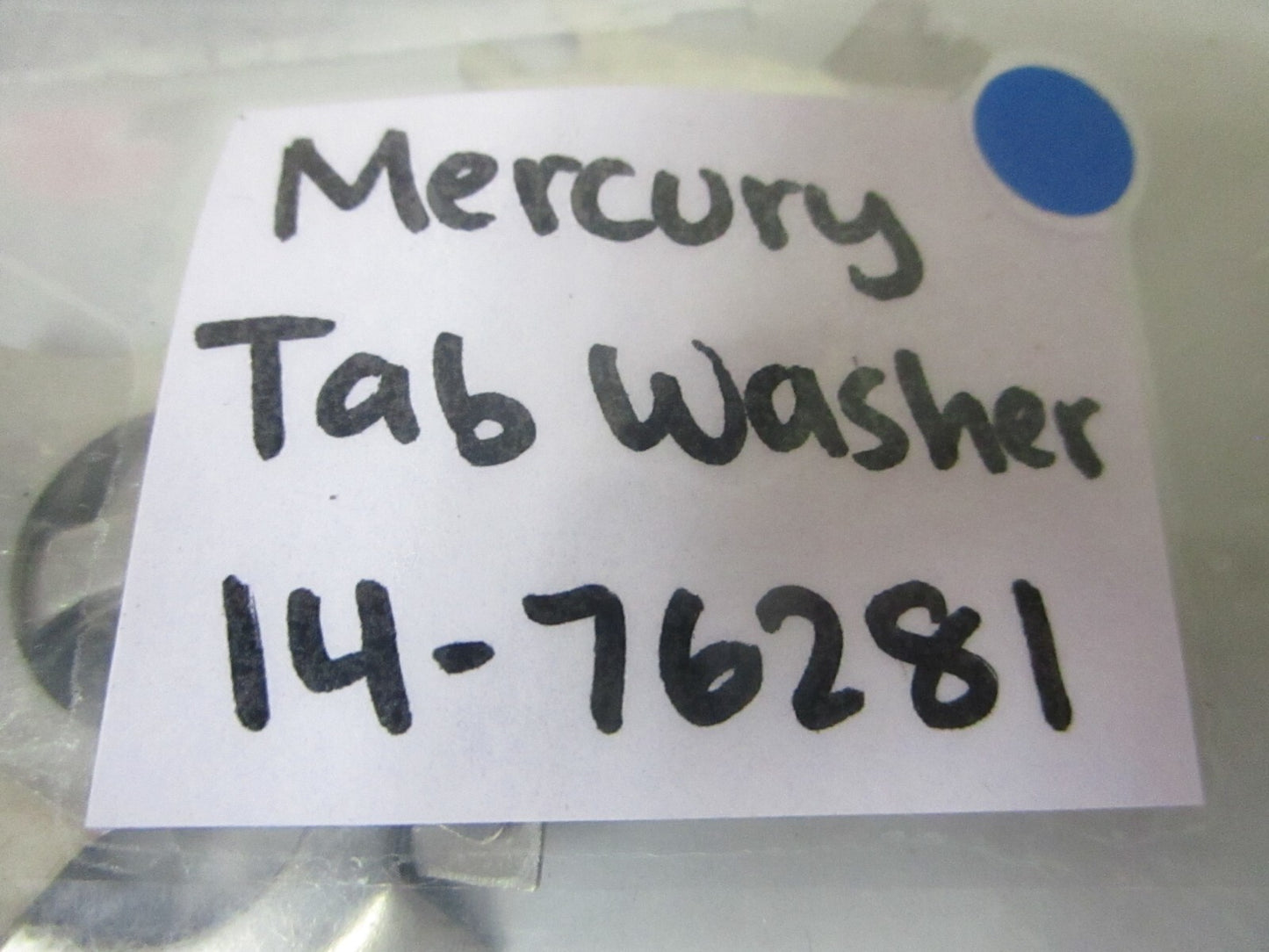 *NEW OEM* 0810 Mercury Quicksilver Tab Washer 14-76281