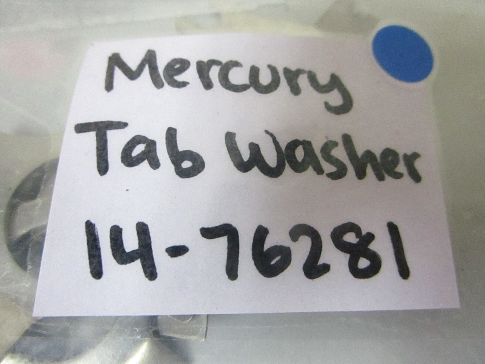 *NEW OEM* 0810 Mercury Quicksilver Tab Washer 14-76281