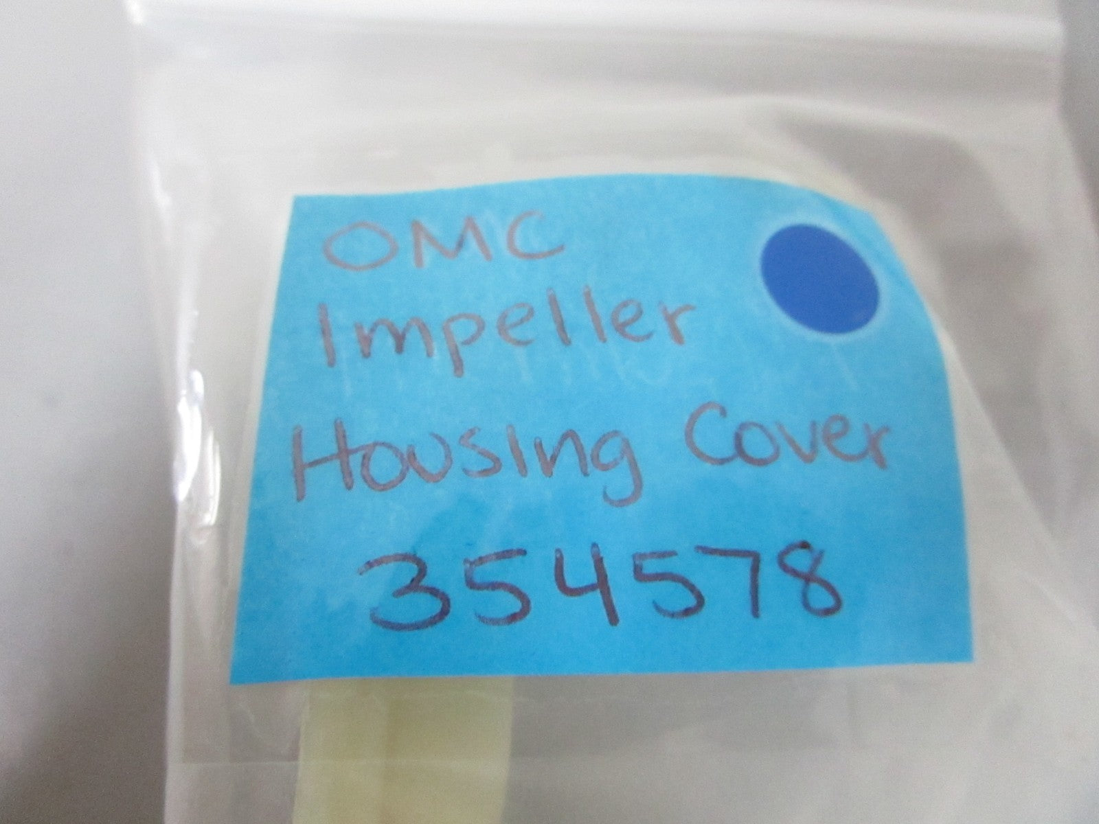 *NEW OEM* 0810 OMC Johnson Evinrude Impeller Housing Cover 354578 0354578